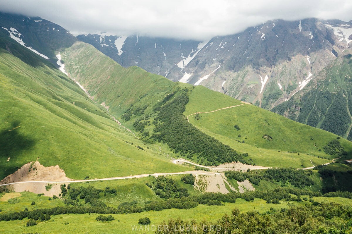 Day 6 — Ushguli to Lentekhi ride, transfer to Ambrolauri